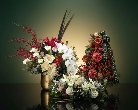 ゴトウフローリストが2025年クリスマス限定アレンジメント3種を発表