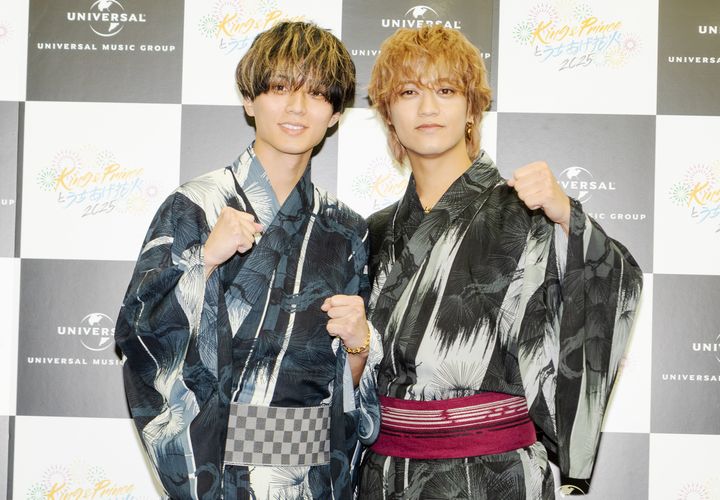 「King ＆ Princeとうちあげ花火2025」の会見