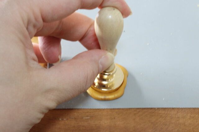 スタンプヘッド、シーリングスタンプ用（シンデレラ） 使用例