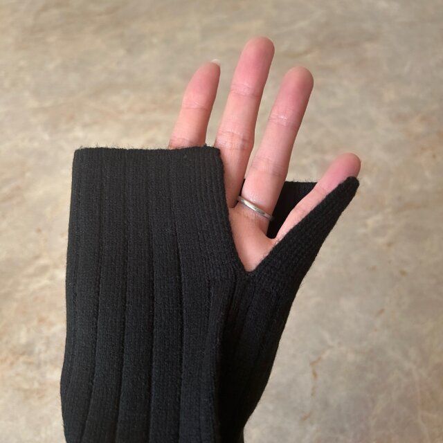 GU2ピースビスチェセットワンピースの袖口