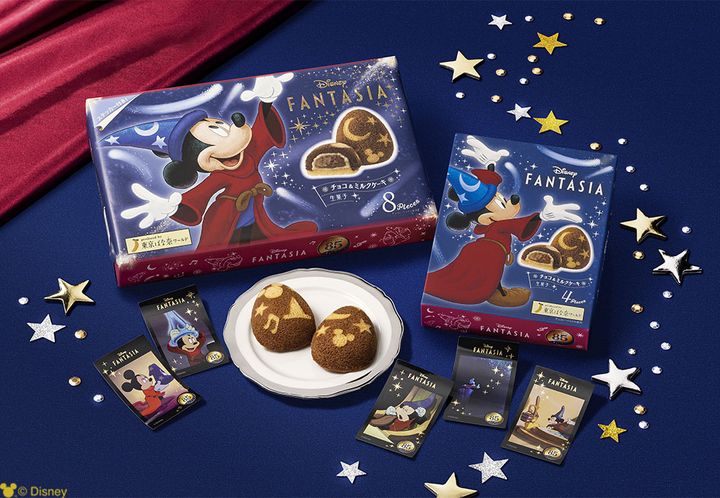 Disney SWEETS COLLECTION(ディズニー スイーツコレクション) by 東京ばな奈『ファンタジア/チョコ＆ミルクケーキ』メイン