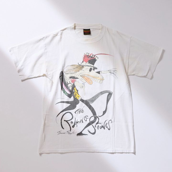 The Rolling StonesのヴィンテージTシャツ。