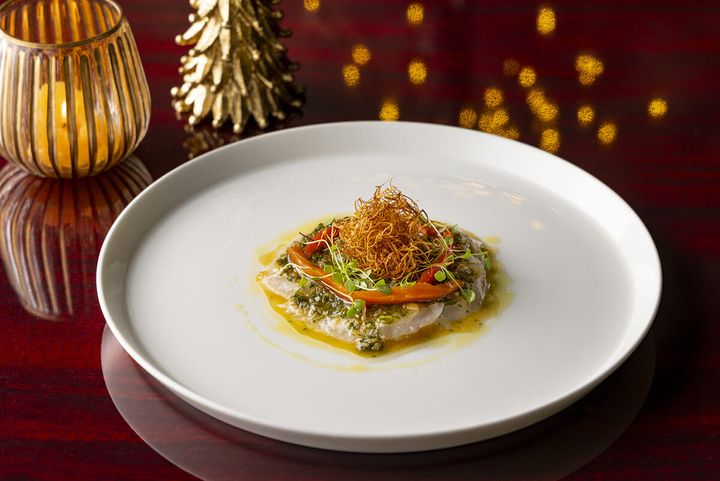 河豚のカルパッチョ