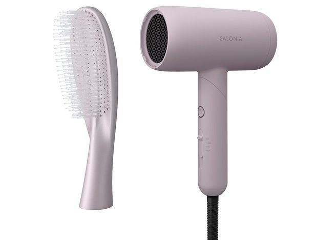 SALONIA サロニア スムースシャイン ドライヤー ヘアブラシ ピンク 2点セット【Amazon.co.jp限定】 Amazonより