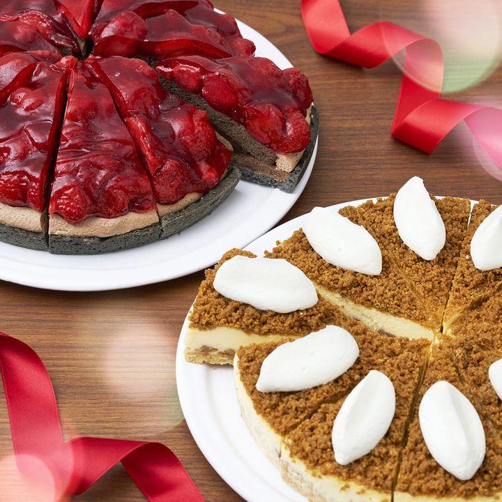 スターバックスの「Holidayシーズン第2弾 2025」のメニュー タルトとチーズケーキ