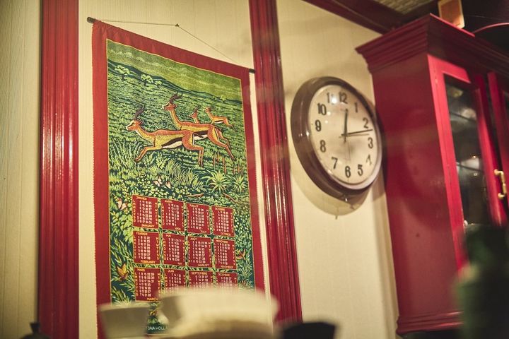 布製のカレンダー