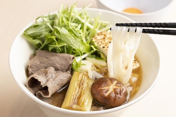 北海道札幌市「rice noodle comen」の「道産牛のすき焼きcomen」