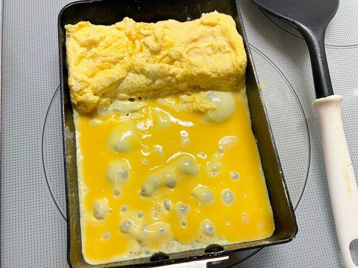 【家事ヤロウ!!!】和田明日香さんの「だし巻き玉子」はだし多めでもふわっと固める！極上食感に仕上がるコツが2つあります♪