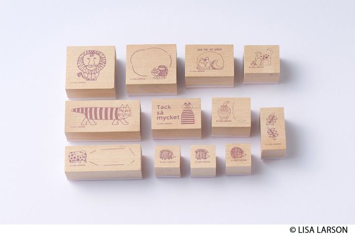 リンネル2026年1月号付録「リサ・ラーソン」のスタンプはマイキーたちが大集合