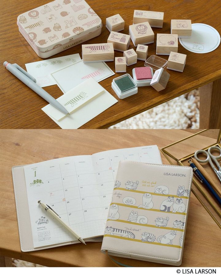 リンネル1月号は、マイキーたちの木製スタンプと、11月始まりの手帳が付録に登場