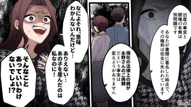 一度親権を放棄した略奪女…金儲けのために子どもを取り戻そうとするも拒絶された話