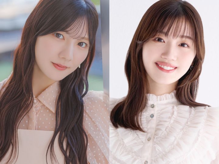 河田陽菜（左）と佐々木美玲（右） クランクイン！ width=
