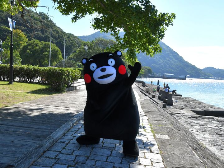 いいお天気だモン＝10月11日、熊本県宇城市