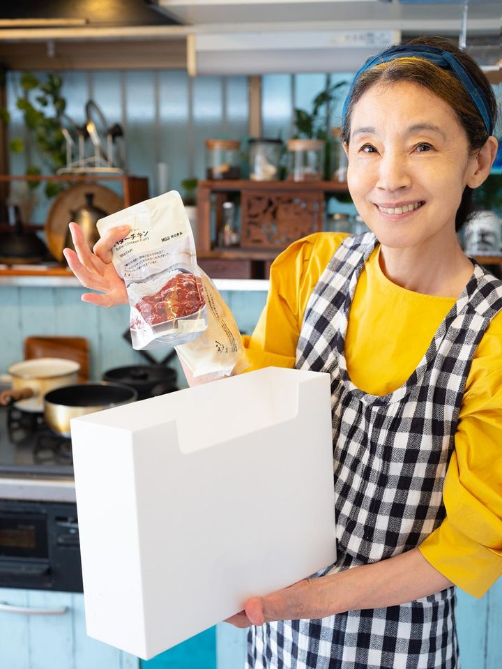 レトルトカレーとナンが災害の備蓄用に。「期限が来たらいただきます。それも楽しみだったりして（笑）」