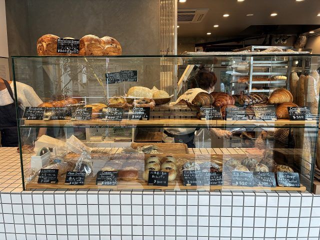 パンのショーケース
