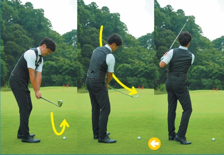 アプローチはフィニッシュで打ち分ける！上げる、転がすも自由自在