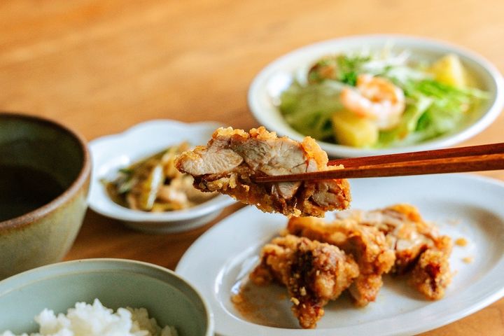 「五香鶏もも肉唐揚げ」