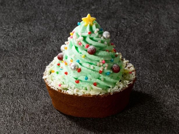 フロッグカフェ「クリスマスツリータルト」(750円)