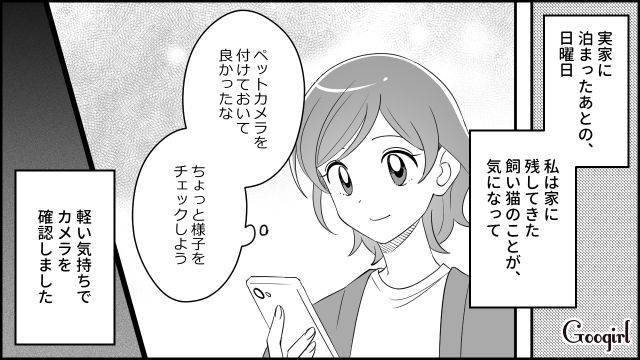 家のペットカメラを確認したところ…「かんぱーい！」夫が勝手に飲み会を開催していた話