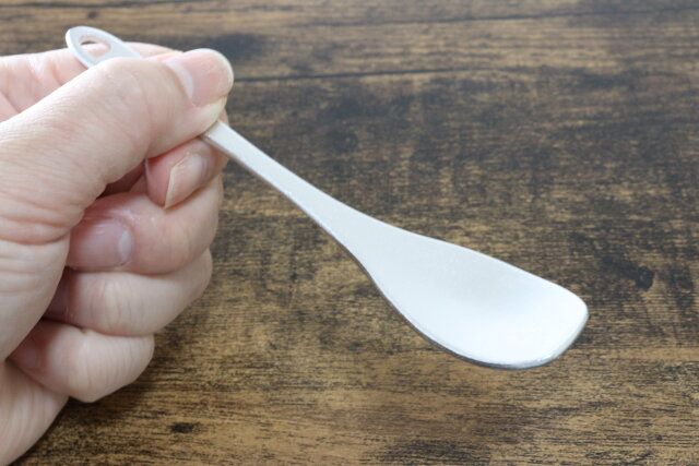 アルミアイスクリームスプーン（ロング、ラウンド） 柄が長め
