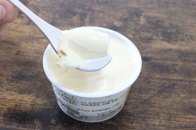 アルミアイスクリームスプーン（ロング、ラウンド） 使用例