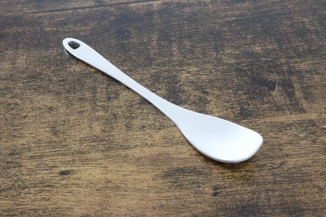 アルミアイスクリームスプーン（ロング、ラウンド）