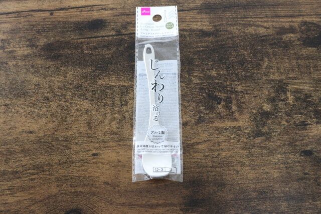 アルミアイスクリームスプーン（ロング、ラウンド） パッケージ