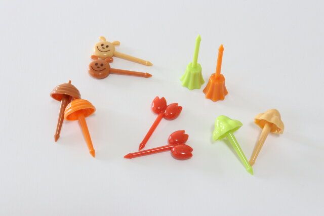 セリアのデコレーションピックス 森の仲間たち 10Pのビジュアル