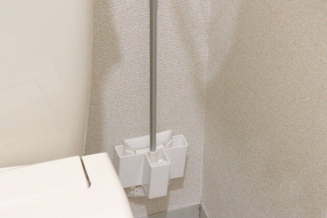 ピン式フローリングワイパーホルダー 使用例