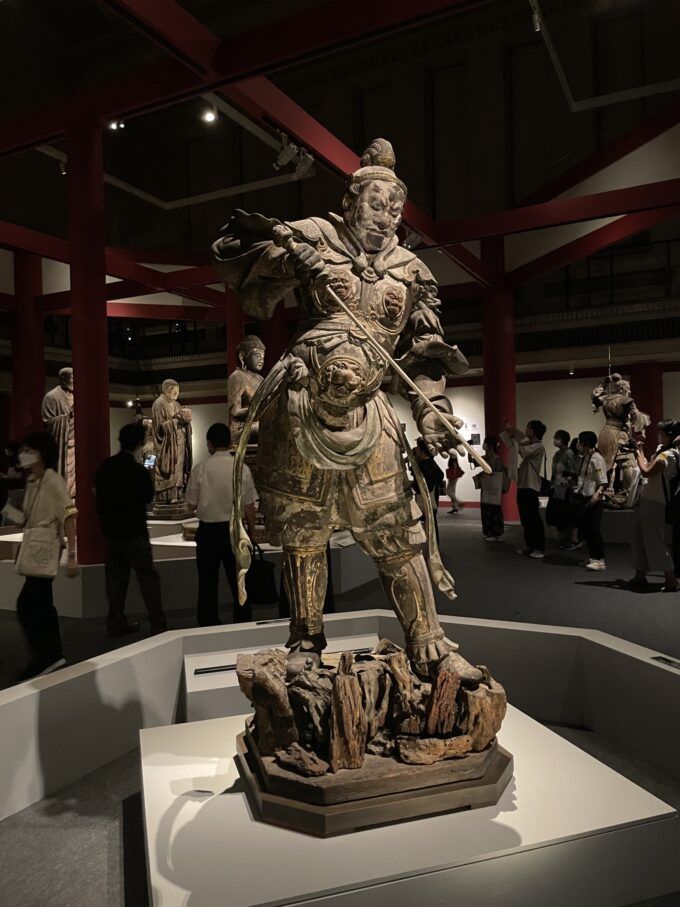 国宝 興福寺蔵 四天王立像(増長天) ※報道向け内覧会にて撮影