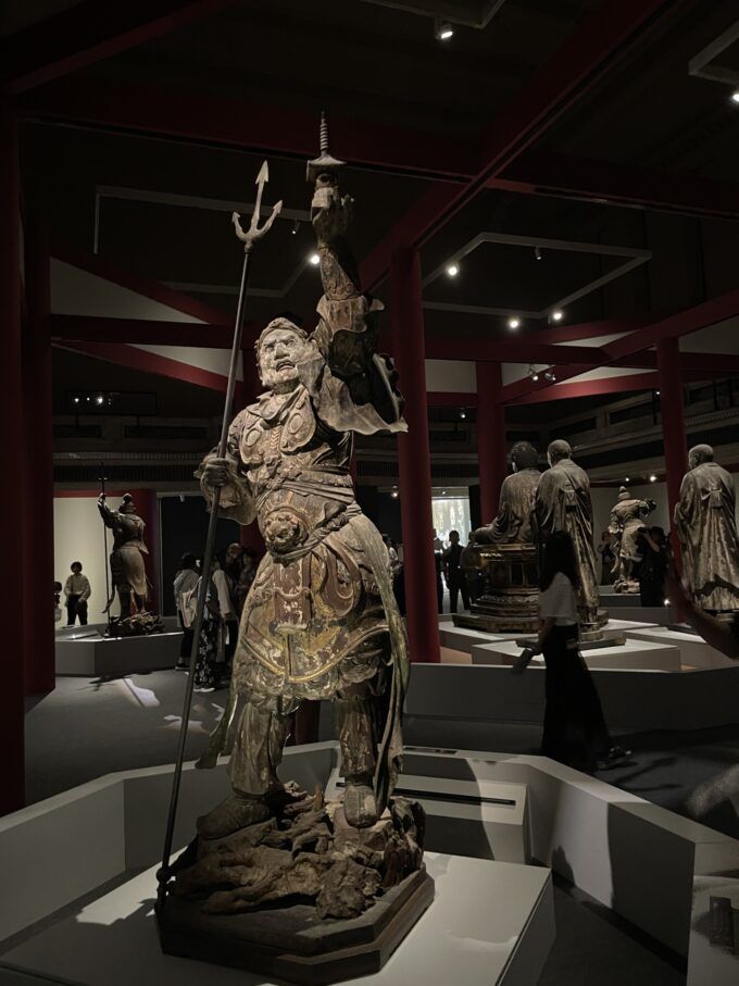 国宝 興福寺蔵 四天王立像(多聞天) ※報道向け内覧会にて撮影