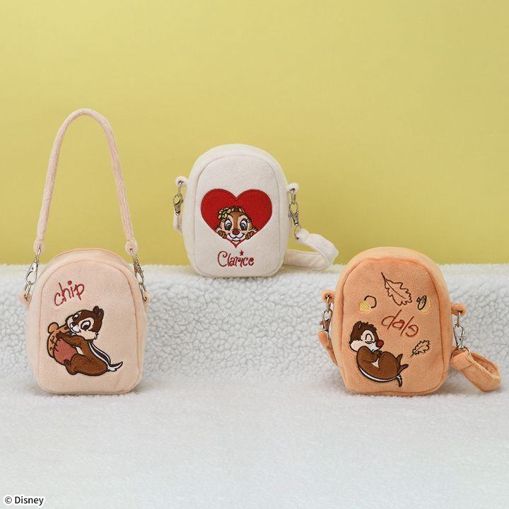 セガプライズ ディズニー「チップ&デール&クラリス クリア窓付ポーチ ～Fluffy Cuties～」