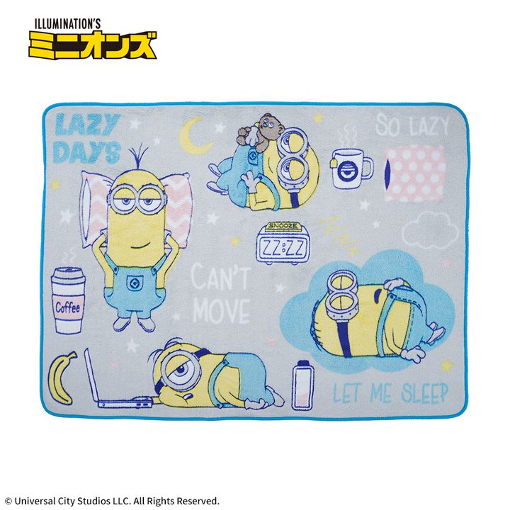 ミニオン プラチナムザッカfuwa&hugブランケット