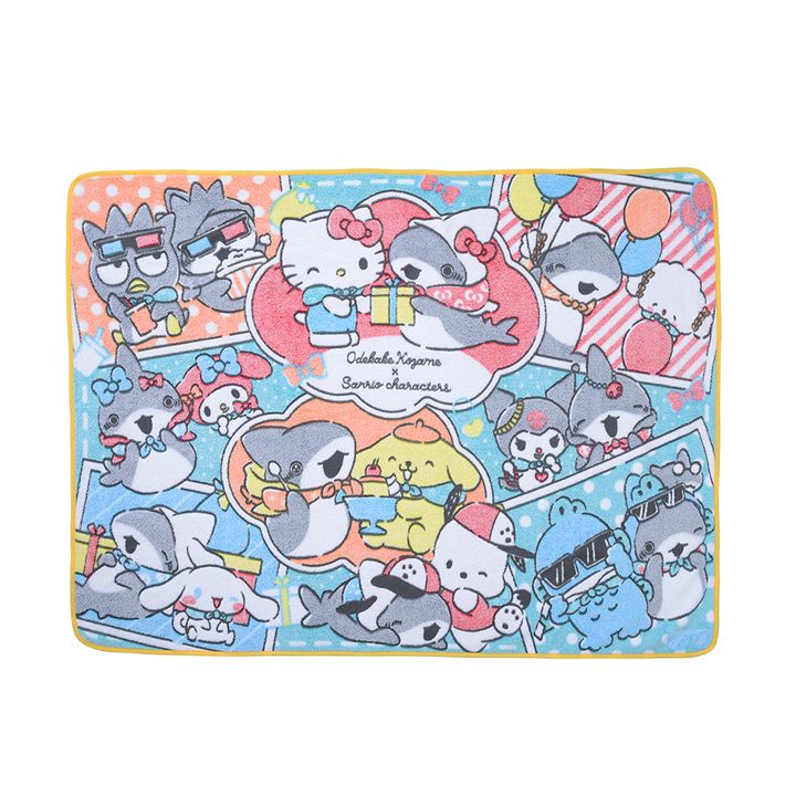 セガプライズ「おでかけ子ザメ×サンリオキャラクターズ」 プラチナムザッカfuwa＆hugブランケット