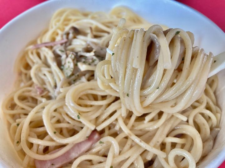 上品な味わい！きのこが美味しい！【セブン】トリュフオイルを使用したきのこパスタ