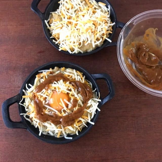 山本ゆりさんの「とろ卵カレーグラタン」レシピ