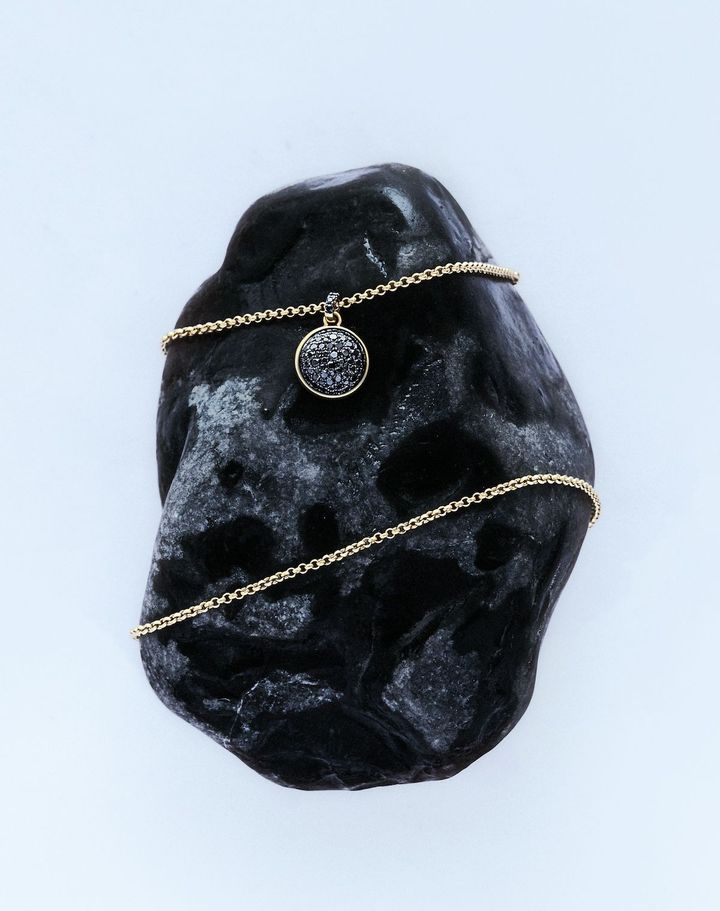 ペンダントネックレス（YG×ブラックダイヤモンド）￥935,000