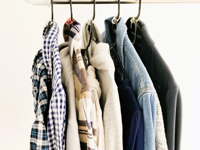 ハンガー収納を2倍にする方法。「0円」で簡単！裏ワザやってみた