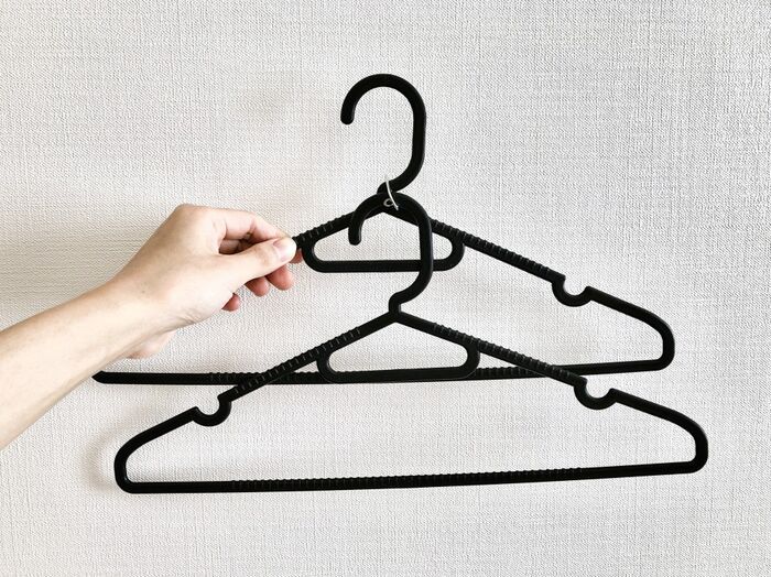 ハンガー収納を2倍にする方法。「0円」で簡単！裏ワザやってみた