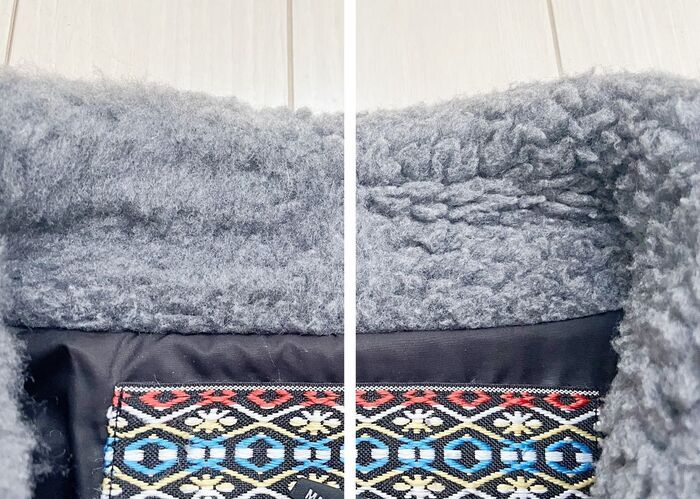 ゴワゴワになった『ボアアウター』を復活させる裏ワザ。まさかの100均グッズがお役立ち♡