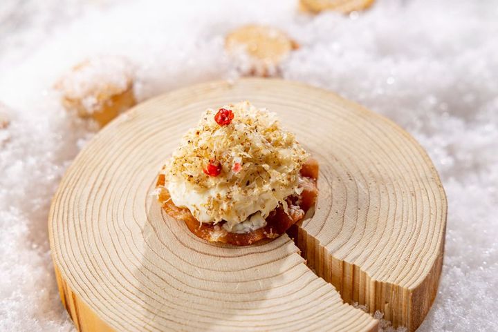 ブリーチーズタルトレット 無花果ジャムと胡桃