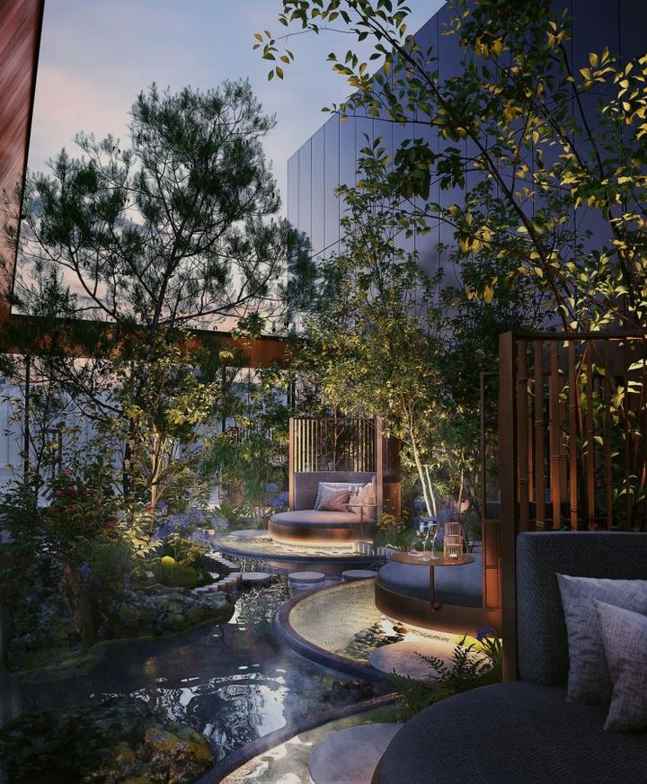 ルーフトップラウンジ(CG)