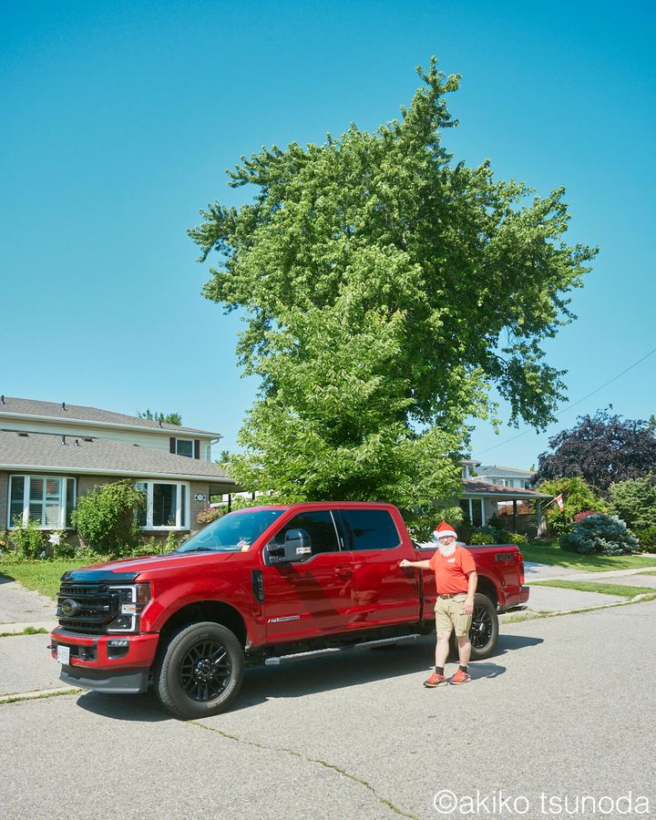 デンマークのサンタさんの愛用車