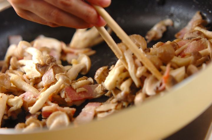 クリームユズコショウパスタの作り方2