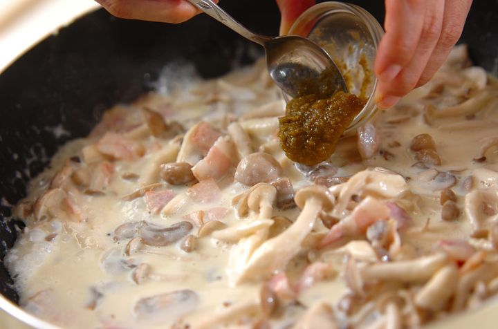 クリームユズコショウパスタの作り方3