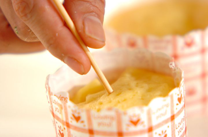 ホットケーキミックスで！サツマイモのレンジ蒸しパンの作り方2