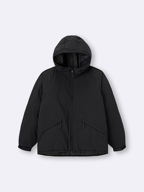 GUのウォームパデッドパーカ