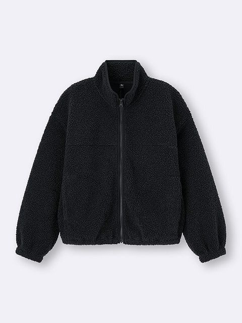 GUのボアフリースブルゾン