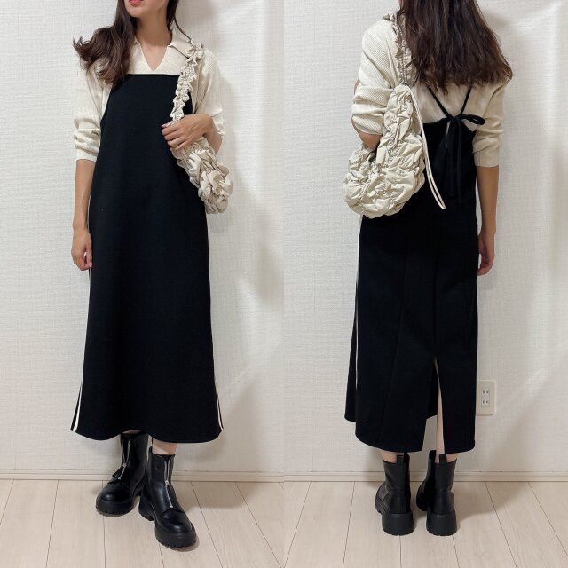 キャミワンピ合わせで可愛く