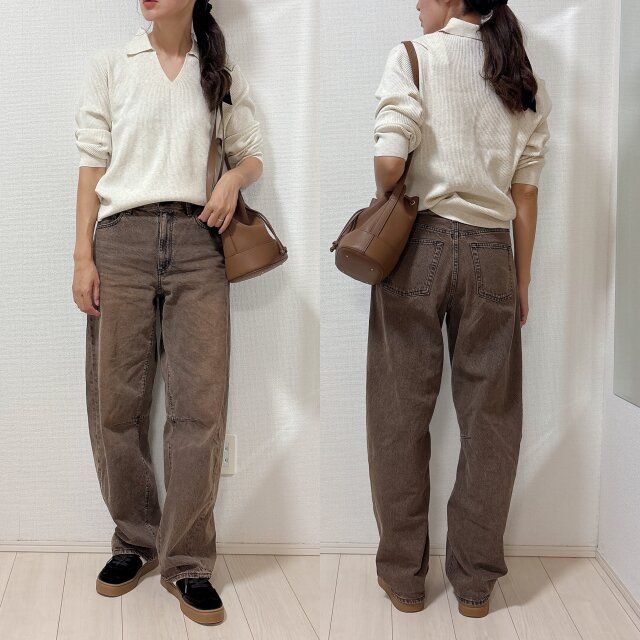 デニムでカジュアルコーデに